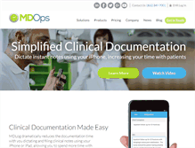 Tablet Screenshot of mdops.com